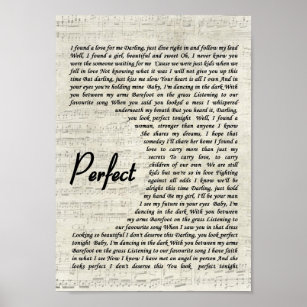 Song Lyrics Posters Prints Zazzle