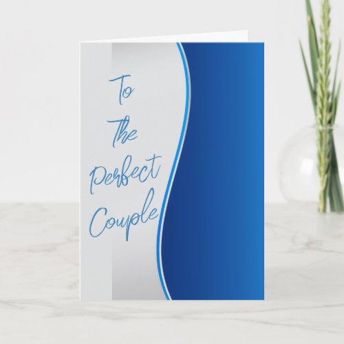 Perfect Wedding Couple Wedding  Greeting Card