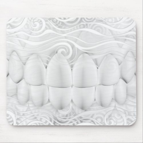 Perfect White Teeth Smile Dentist Mousepad