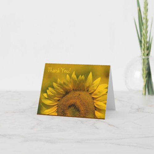 Perfect Yellow Sunflower Card
