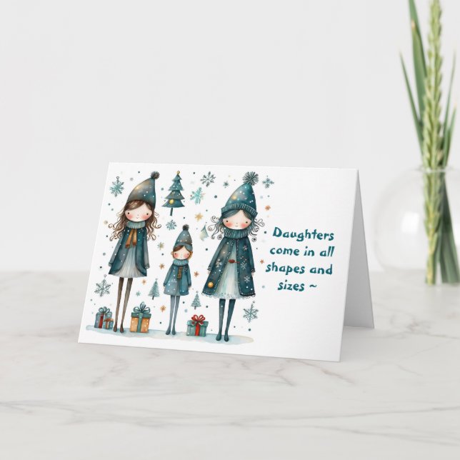 PERFECT YOU DAUGHTER CHRISTMAS CARD (Front)
