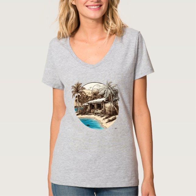 PerfectBeachEscape- T-Shirt (Front)