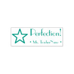 [ Thumbnail: "Perfection!" + Custom Educator Name Self-Inking Stamp ]