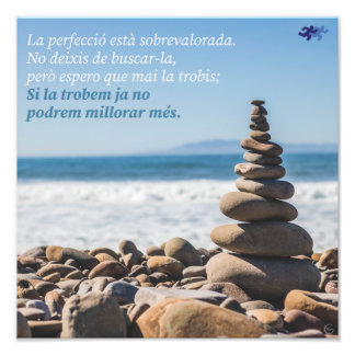 Perfection is overvalued photo print