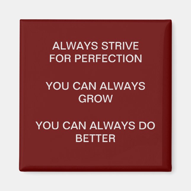 Perfection Magnet (Front)