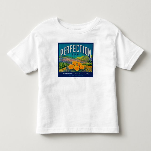 Perfection Orange LabelColton, CA Toddler T-shirt (Front)