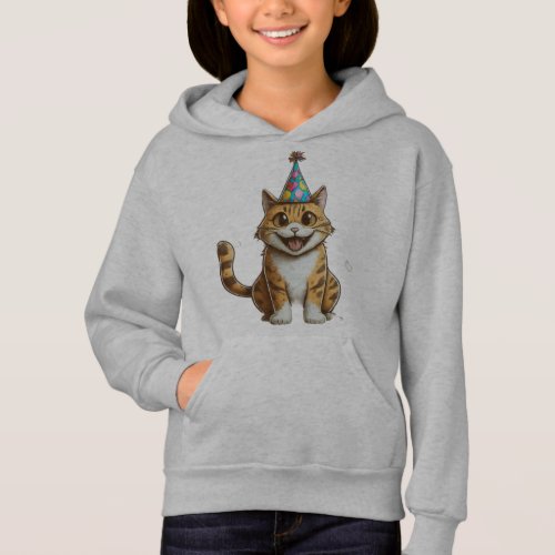 Perfectly Adorable A Cartoon Cat  hoodie Design