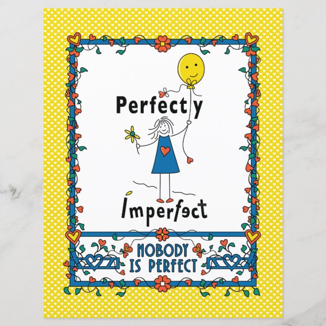 Perfectly Imperfect 1B_Flat Paper Sheet 8.5x11” (Front)