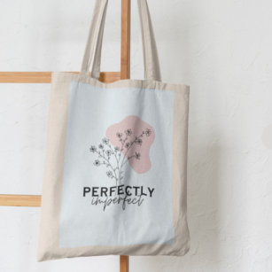 Perfectly Imperfect Boho Chic Reusable Grocery Bag