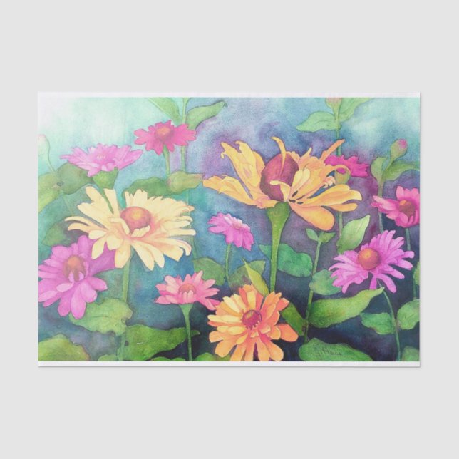 Perfectly Imperfect Daisies Tissue Paper (Front)