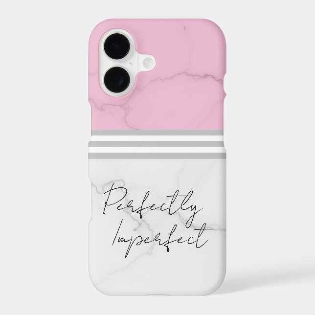 Perfectly imperfect iPhone case (Back)