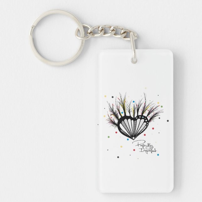 Perfectly Imperfect Keychain (Front)