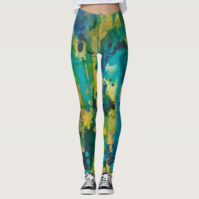 Perfectly Imperfect Leggings MaryLea Harris Art (Front)