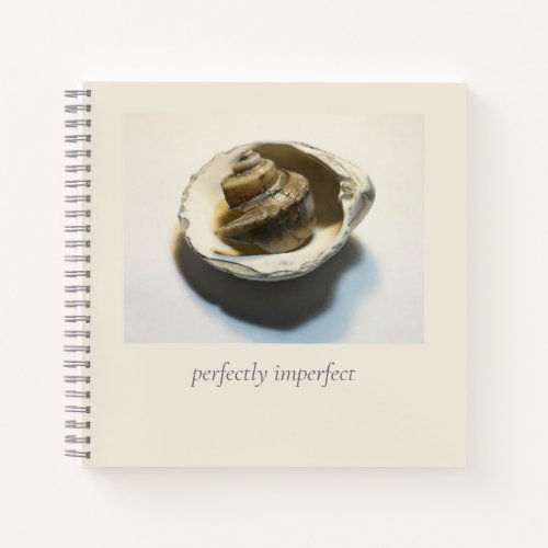 perfectly imperfect Snail Notebook