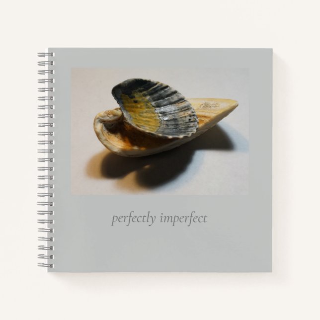 "perfectly imperfect" Uplifted. Notebook (Front)