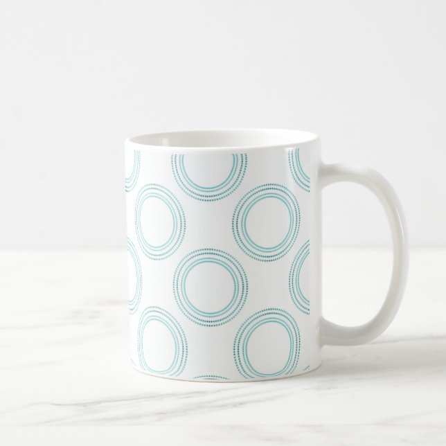Perfectly Luxurious Light Mug, Teal Coffee Mug (Right)