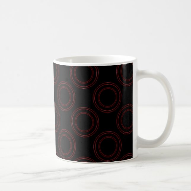 Perfectly Luxurious Mug, Dark Red Coffee Mug (Right)