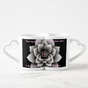 Perfectly Paired: Custom Heart Handle Mug Set 