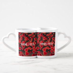 Perfectly Paired: Custom Heart Handle Mug Set