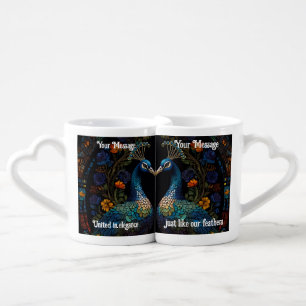 Perfectly Paired: Custom Heart Handle Mug Set 
