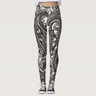 Paisley Leggings  World of Leggings