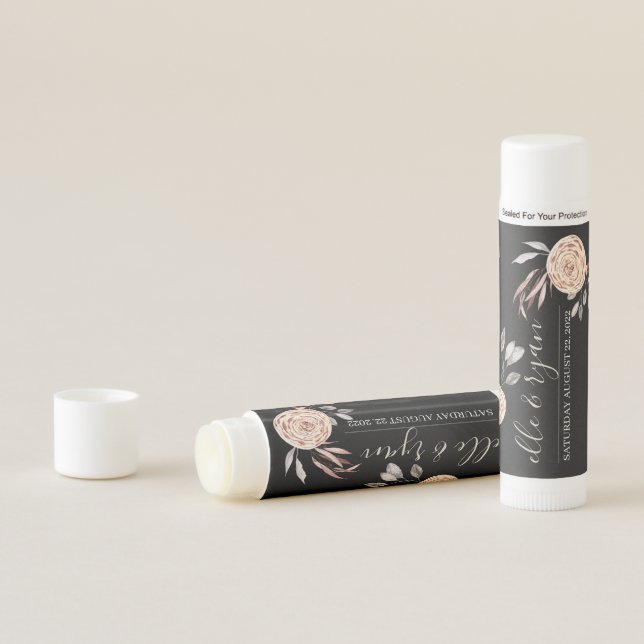 Perfectly Peach Wedding/Shower Favor Chapstick (In Situ)