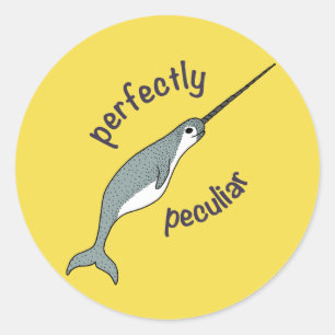 Perfectly Peculiar Narwhal Stickers