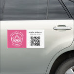 Perfectly POSH Advocate Car Magnet<br><div class="desc">Perfectly POSH Advocate Car Magnet with customizable QR Code.</div>