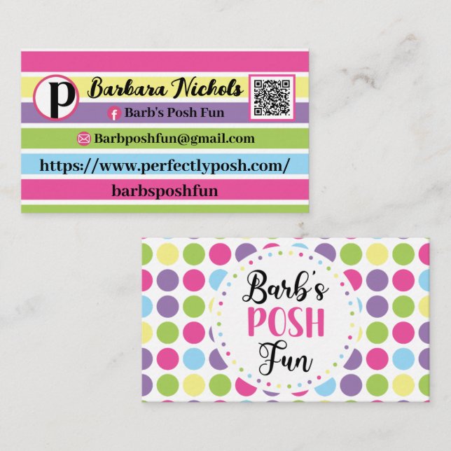 Perfectly Posh Business Card (Front/Back)