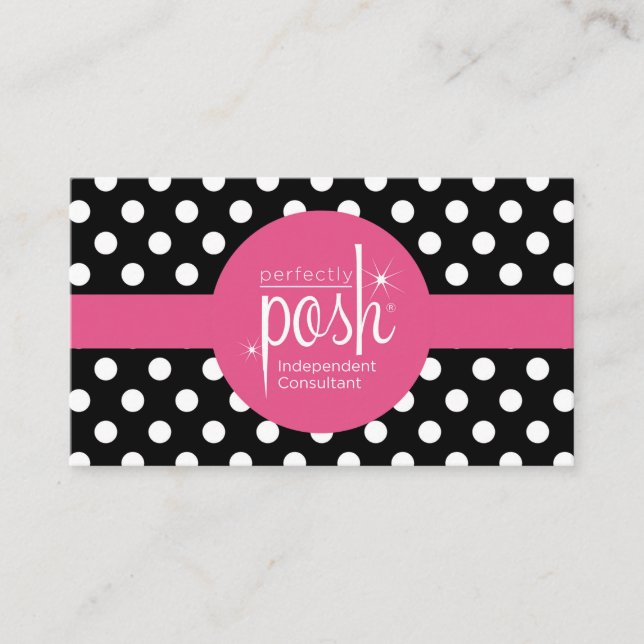 Perfectly Posh Business Cards (Front)