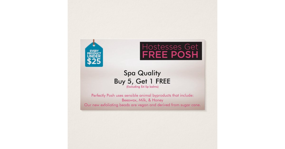 Perfectly Posh Business Cards