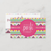 Perfectly Posh Business Cards, Boho Posh Business Card (Front/Back)