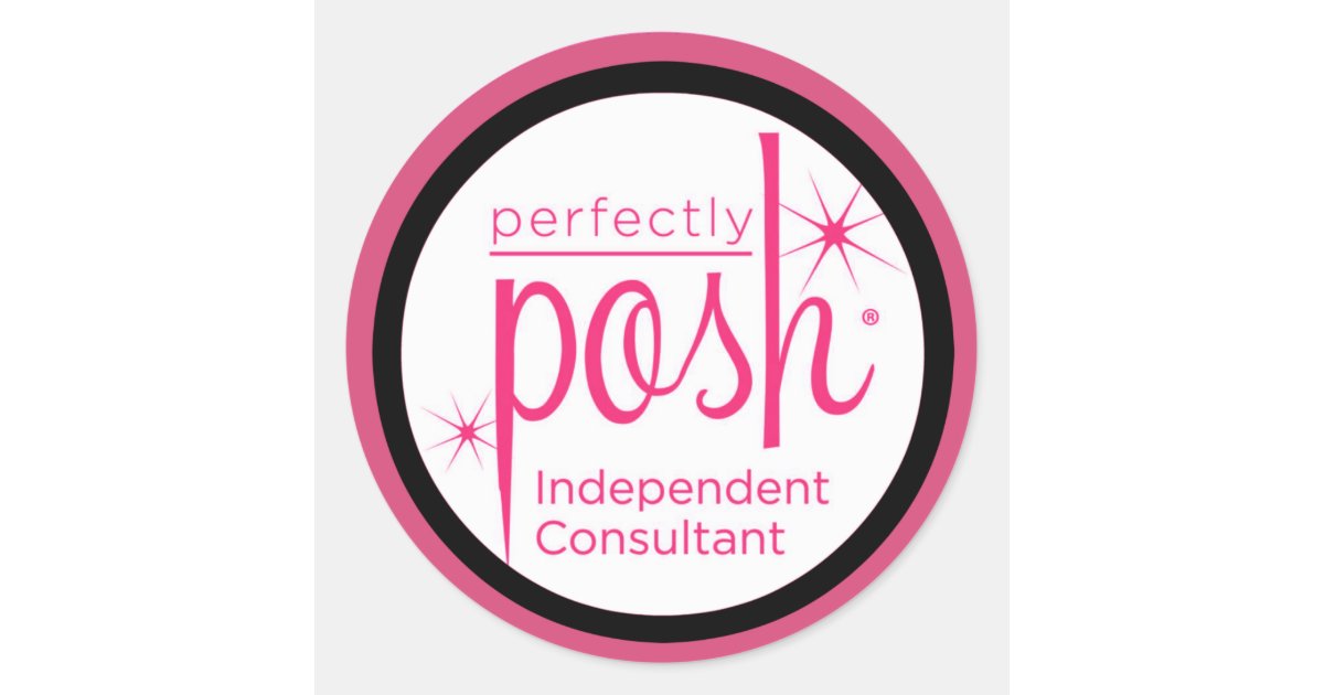 Perfectly Posh Independent Consultant Sticker | Zazzle.com