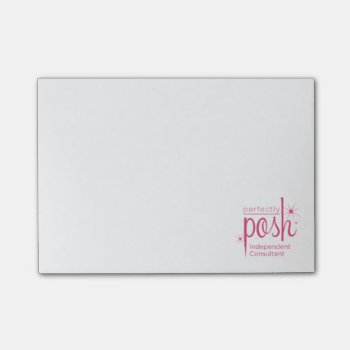 Perfectly Posh Post-it Note Pads (4"x3") by PoshbyAnela at Zazzle
