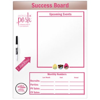 Perfectly Posh Success Board by PoshbyAnela at Zazzle