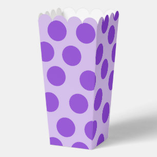 Perfectly Pretty Purple Polkadotted Favor Boxes