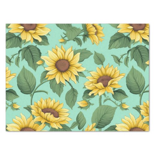 Perfectly Pretty Sunflowers 15 x 20 Tissue Paper