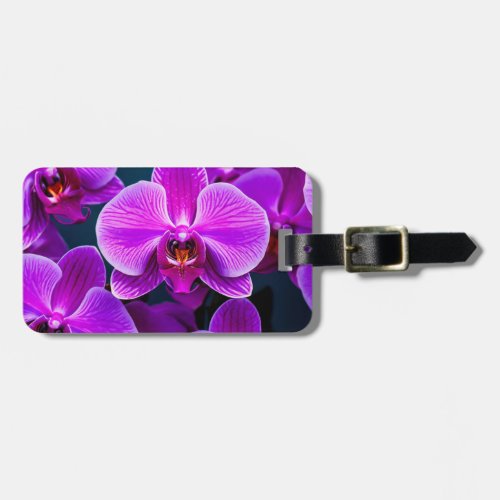 Perfectly Purple Orchid Luggage Tag