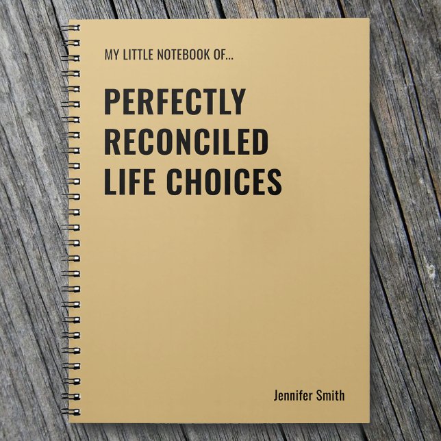 Perfectly Reconciled Life Office Humor Notebook (Creator Uploaded)