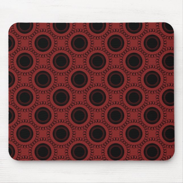 Perfectly Swanky Mousepad, Crimson Mouse Pad (Front)