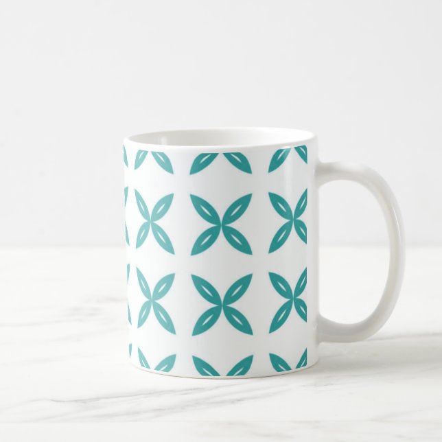 Perfectly Trendy Mug, Turquoise Coffee Mug (Right)