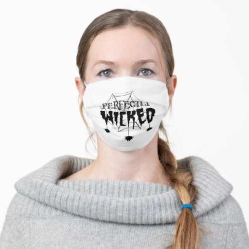 Perfectly Wicked Cool Halloween Adult Cloth Face Mask