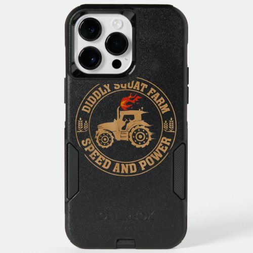 PerfectTractorDesignDiddly SquatFarmSpeed And Powe OtterBox iPhone 14 Pro Max Case