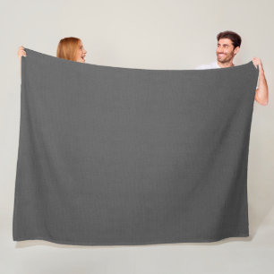 Perforated Gray Leather's Digital Print Fleece Blanket