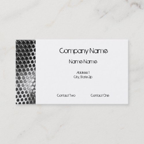 Perforated Metal Business Cards
