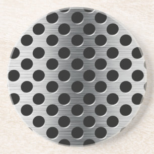 Perforated Metal Grate Drink Coaster