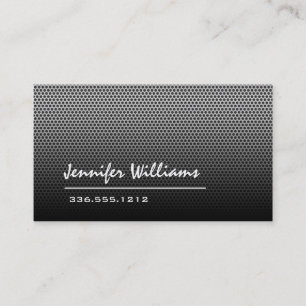 Perforated Metal Professional Business Card