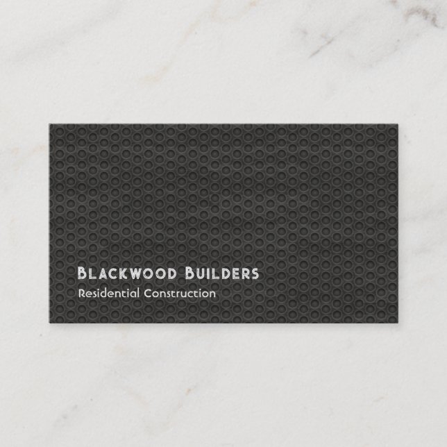 Perforated Metal/Wood Business Card (Front)