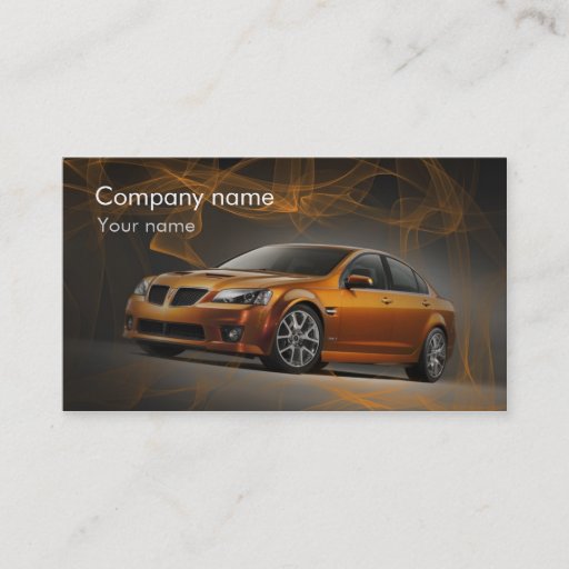Customizable Stylish automotive business card