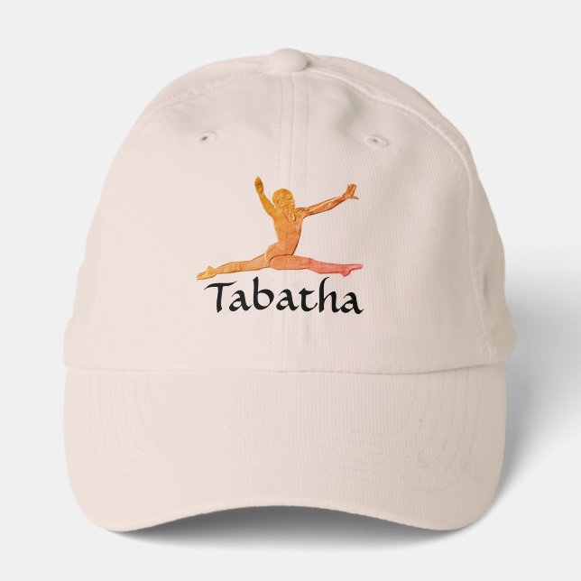 Performance Hat - Leaping Gymnast (Front)